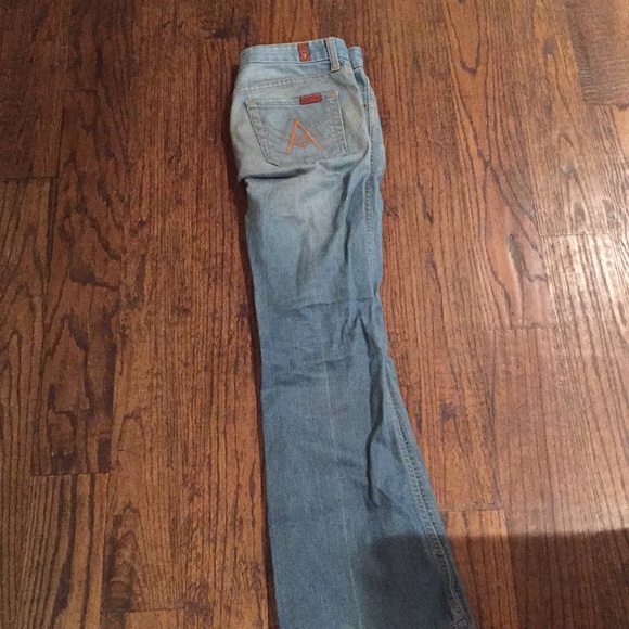 7 jeans with A pocket, size 24 - Picture 2 of 4