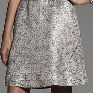 Narciso Rodriguez Women’s Metallic A-Line Skirt