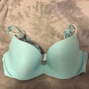 Blue PINK Victoria’s Secret Push-up Bra