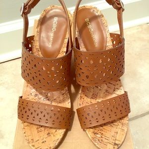 BCBG wedge sandals