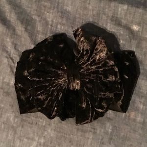 Velvet baby girl headband