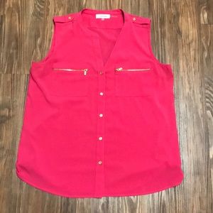 sleeveless calvin klein top