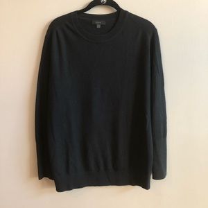J. Crew 100% Wool Black Dolman Sleeve Sweater