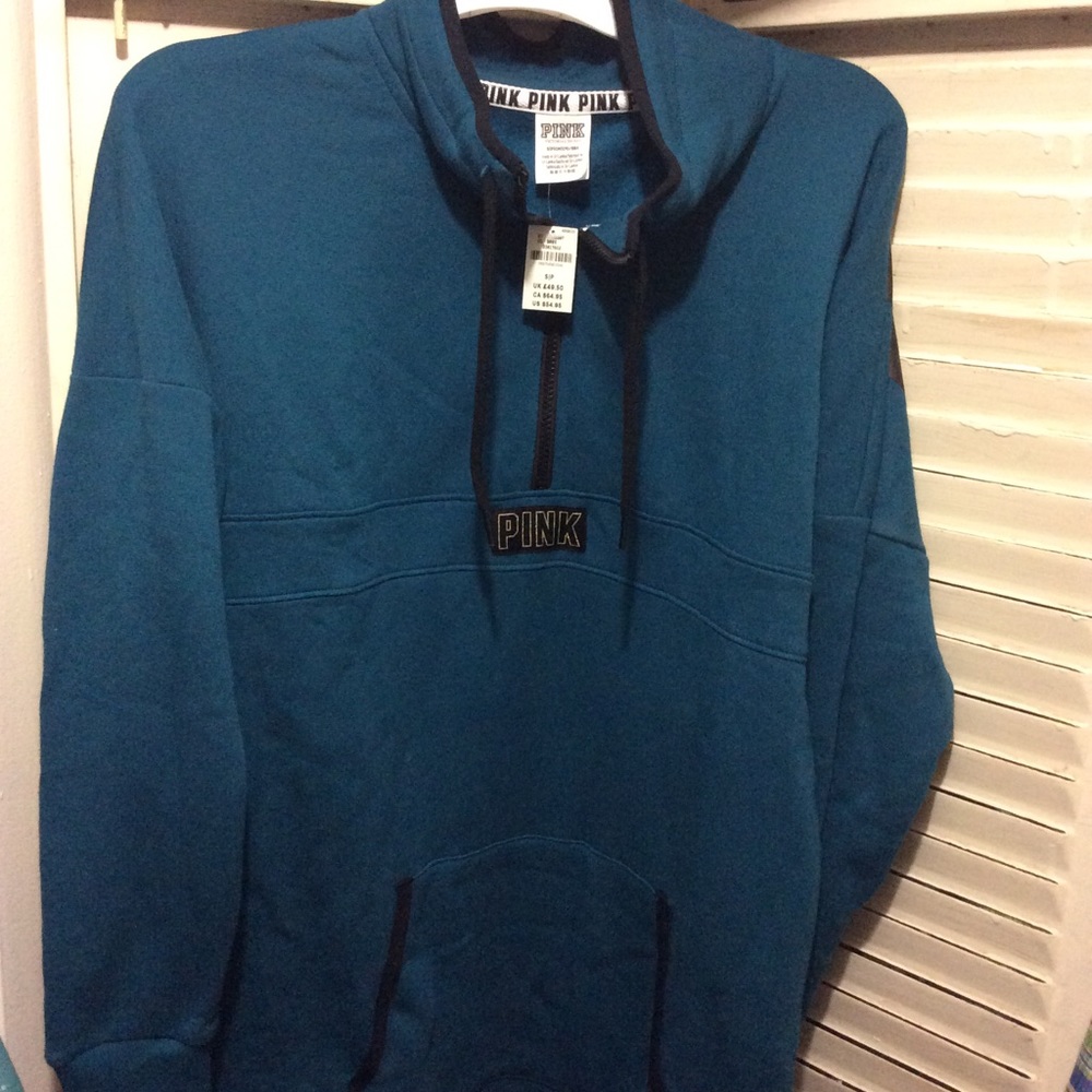 3/4 Quart ZIP Sweatshirt Pink Victoria’s Secret