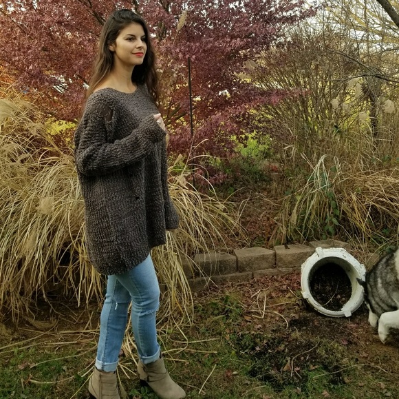 ▫️LAST▫️Oversized Distressed Sweater - Picture 5 of 8