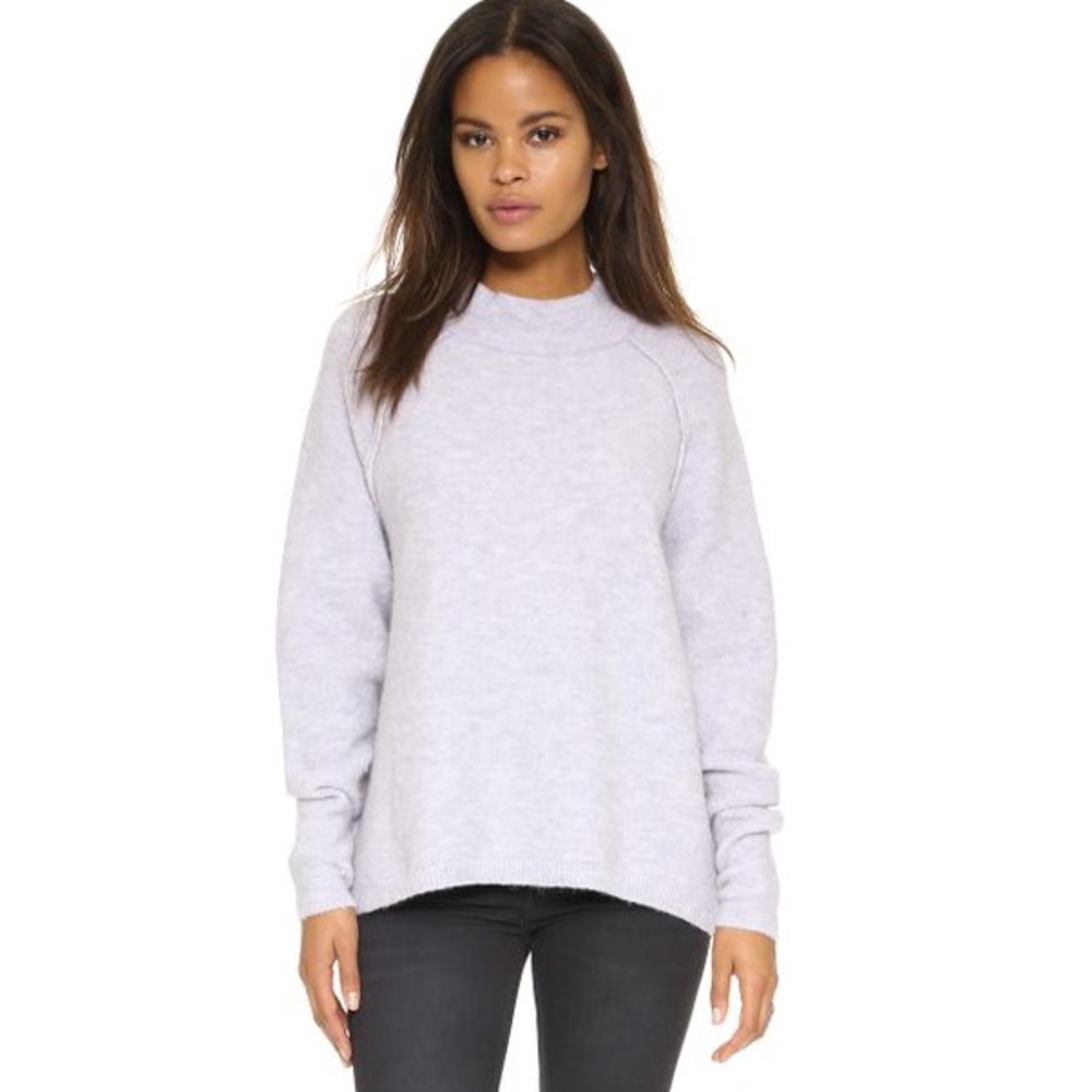 NWT Free People Bubble Mock Neck Sweater