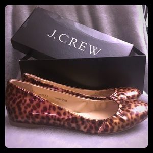 J Crew Cece Tortoise Ballet Flat
