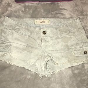 Green Tie Dye Cotton Shorts