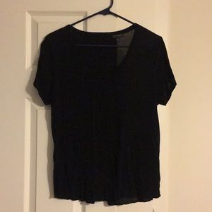 Topshop plain black Tee