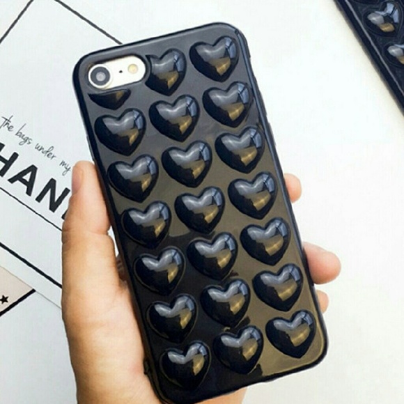 MoonMagicChic Accessories - 3D Heart Shaped Soft Phone Case iphone I phone