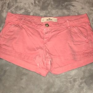 Salmon Colored Cotton Shorts