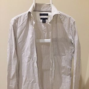 Banana Republic Men's Cotton Gingham Shirt