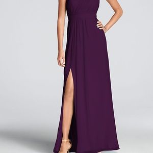 Chiffon One Shoulder Evening Gown