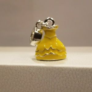 Disney Bella Beauty and the Beast Dress Charm Bead