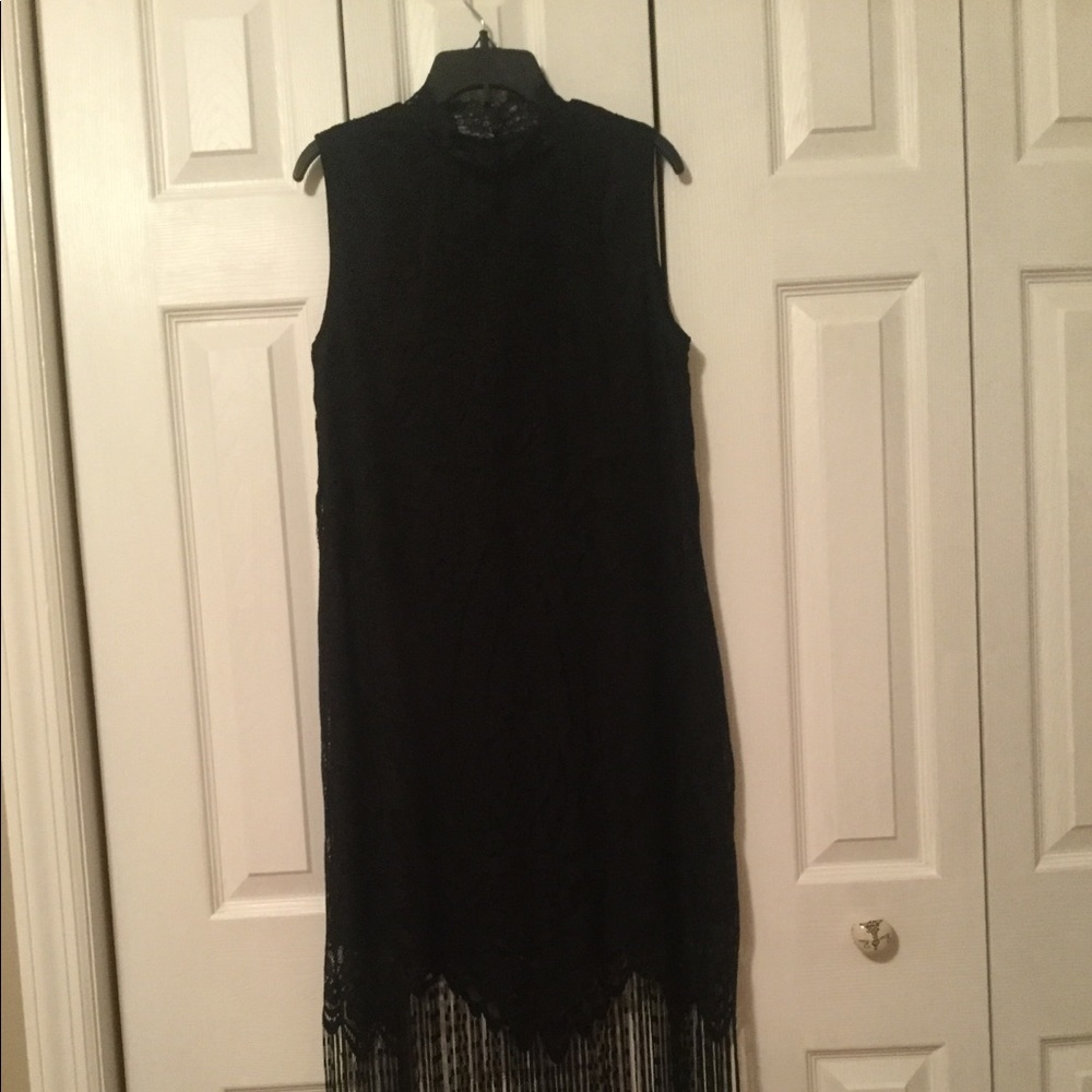 🐾Black lace dress