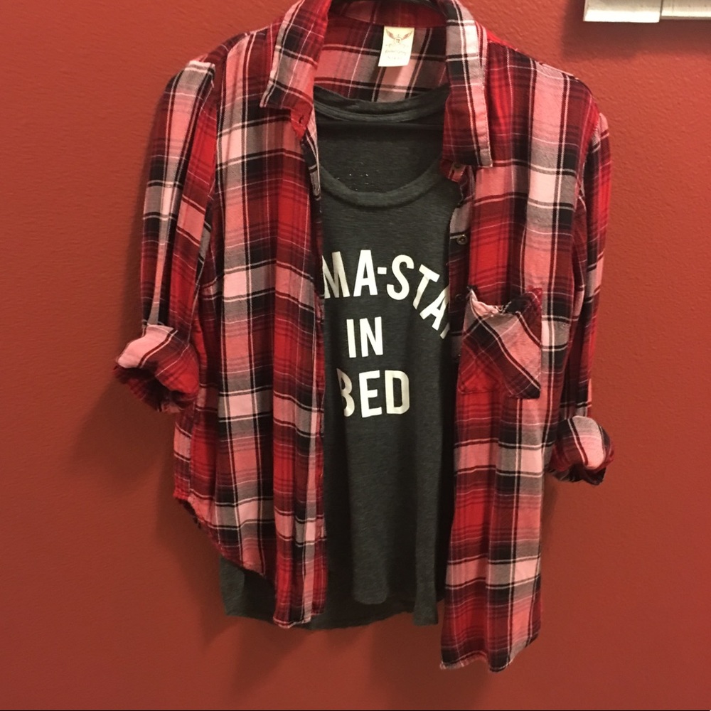 Faded glory flannel🌻