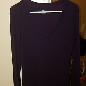 Gap dark violet super soft large long sleeve