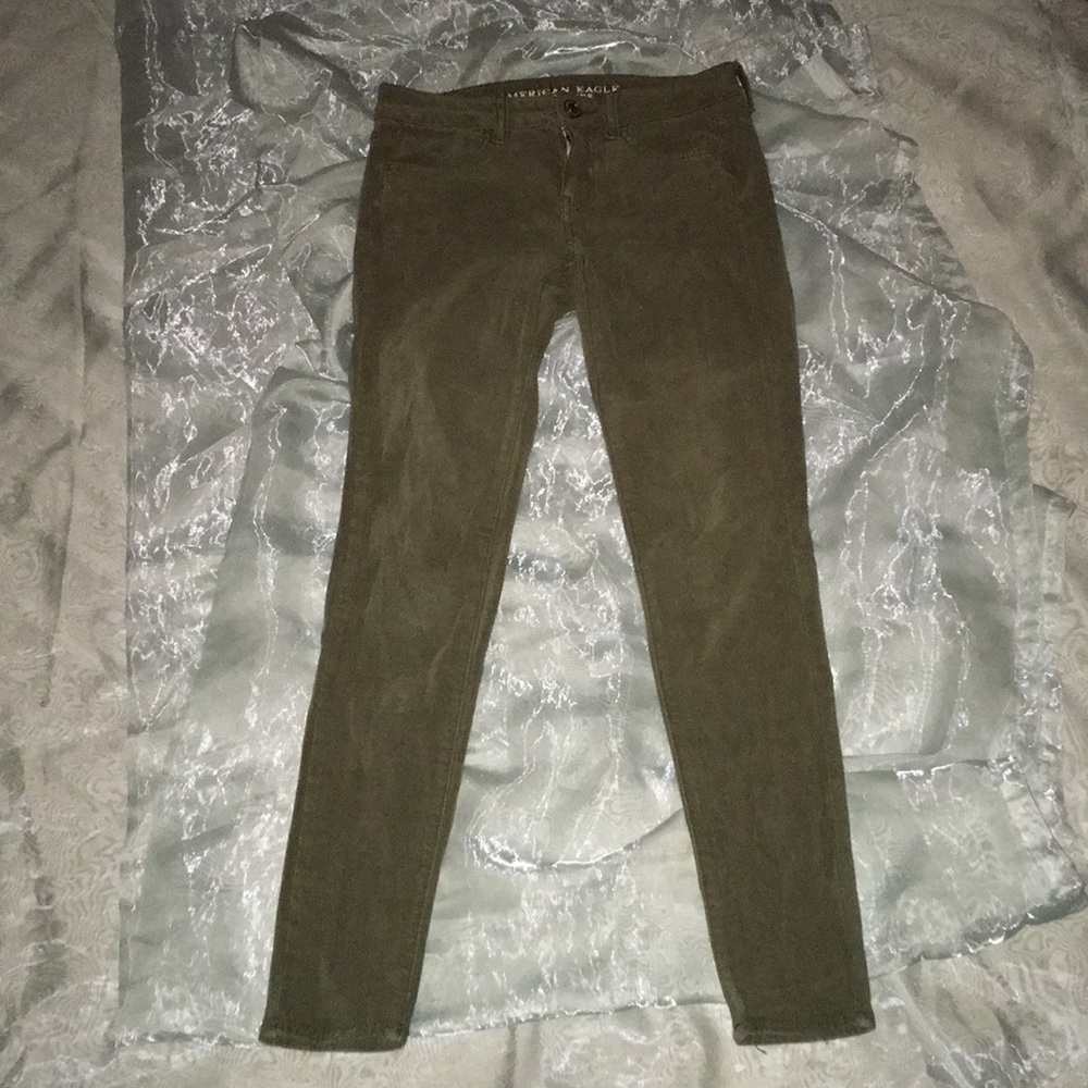 Soft Olive Green Jeggings