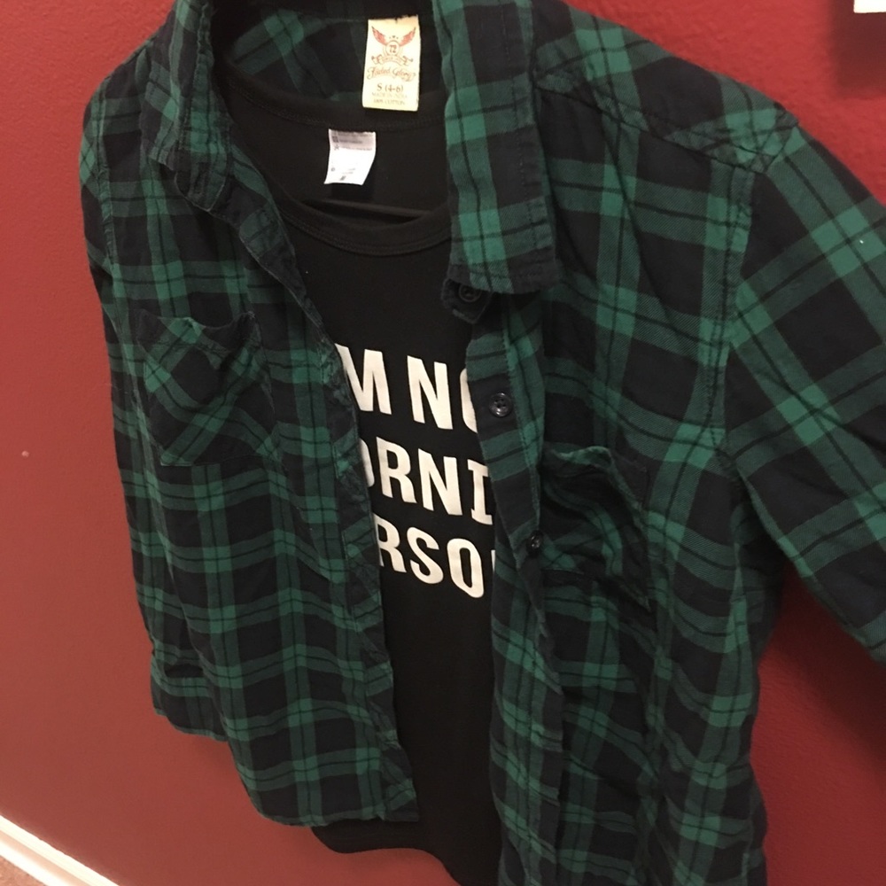 Faded glory flannel 🌻