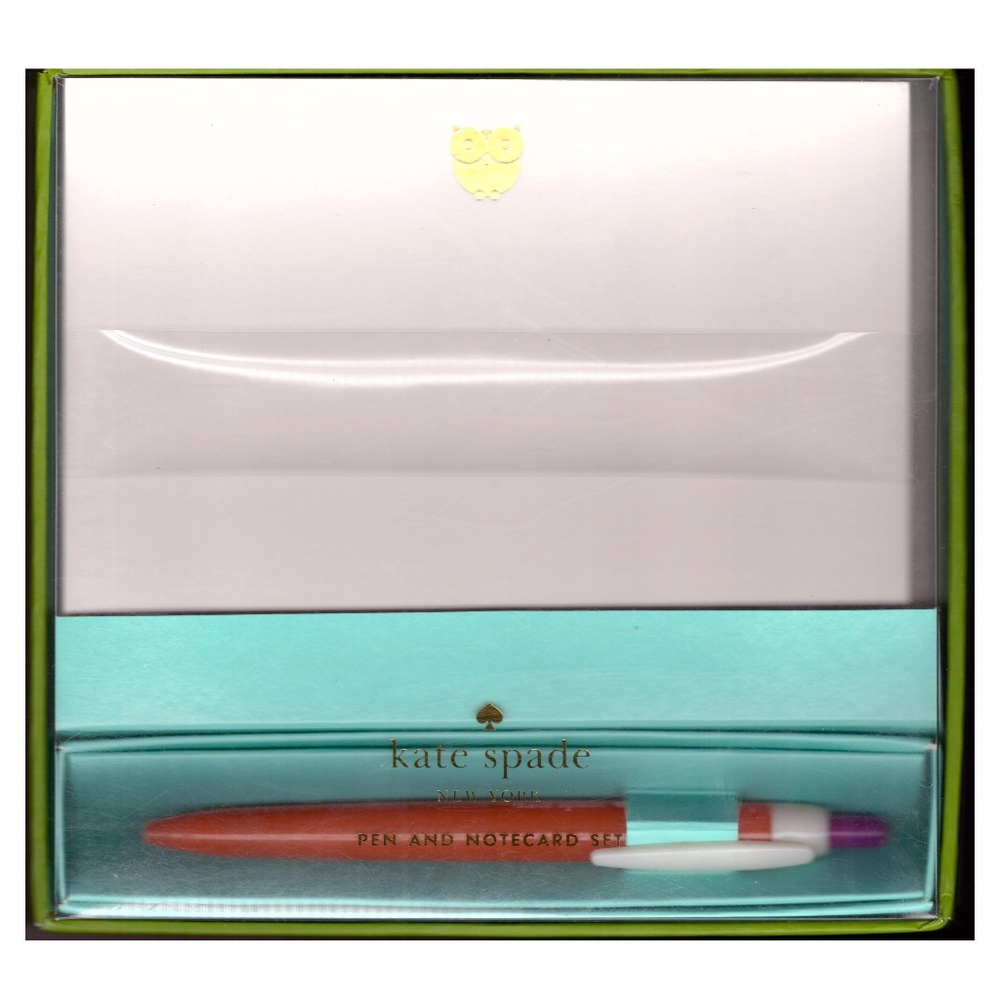 Kate Spade Pen and Notecard Set