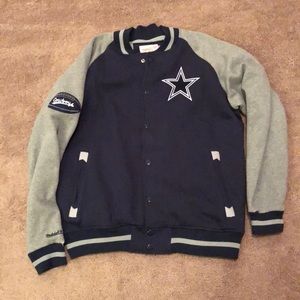 dallas cowboys mitchell and ness jacket