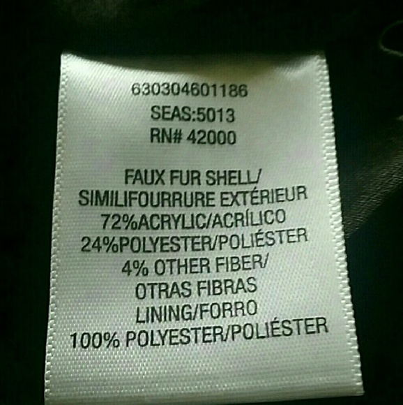 Girls Leopard Faux Fur Jacket - Picture 5 of 5