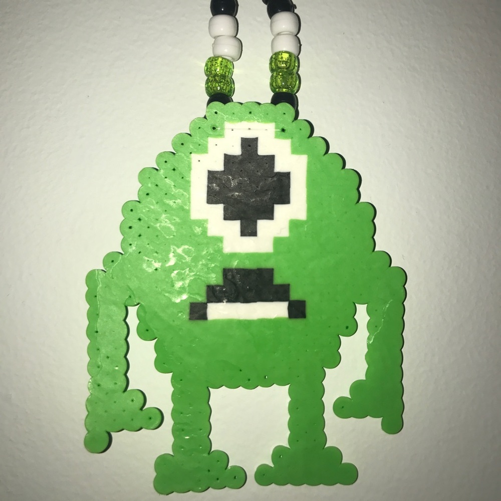 Mike wazowski kandi pearler