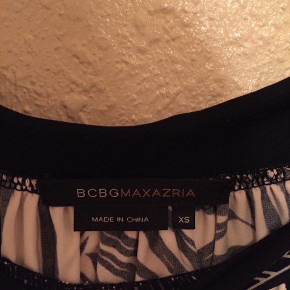 Bcbgmaxazria black & white dress - Picture 2 of 2