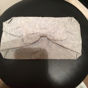 XL grey bow headband🎀