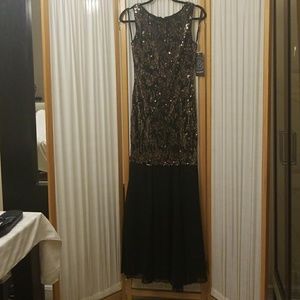 Stunning sequins dress gown