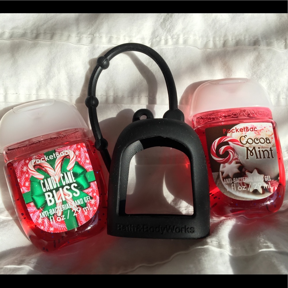 Bath and Body Works: Hand Sanitizers & Holder