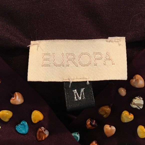 Europa Silk Beaded Tank Size M - Picture 4 of 5