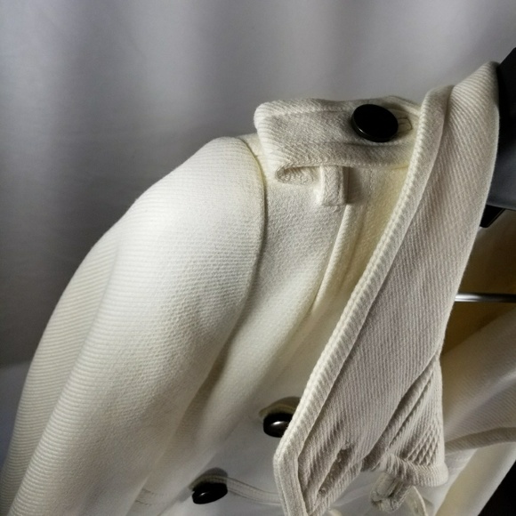 Ivory-Wool Coat- Mango - Picture 4 of 5