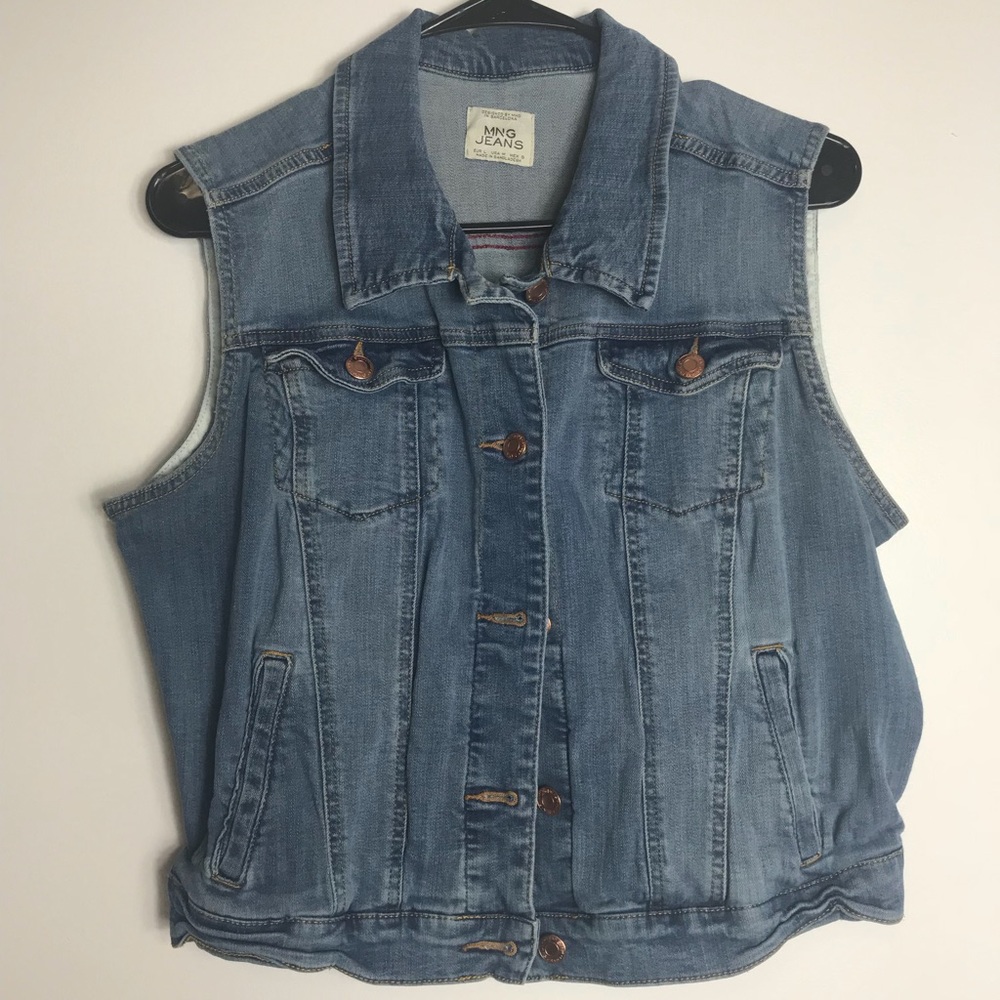 Mango jean vest