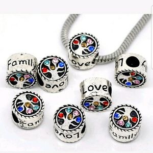 Family Tree Charm Bead Made for Pandora