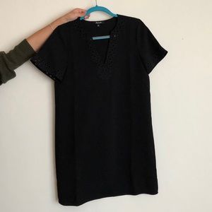 Madewell black shift dress