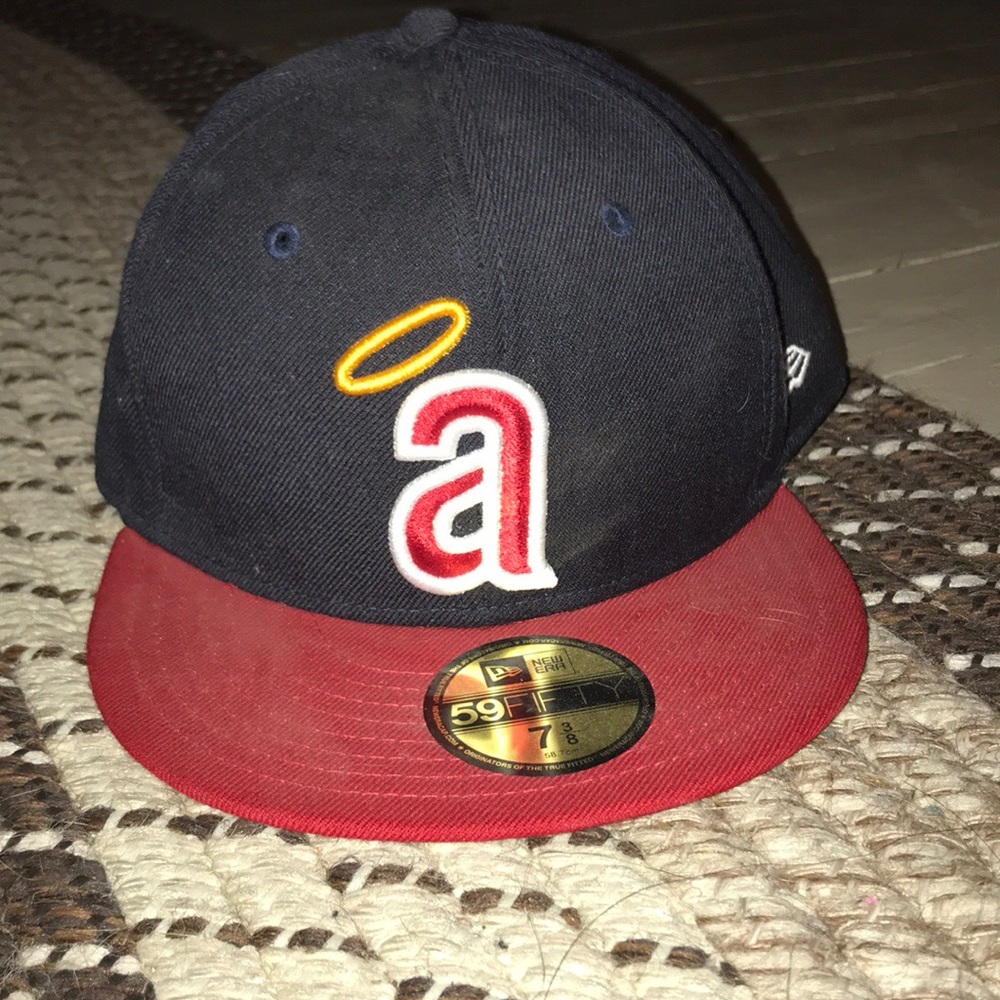 New era fitted angels hat