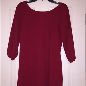 bow back dress