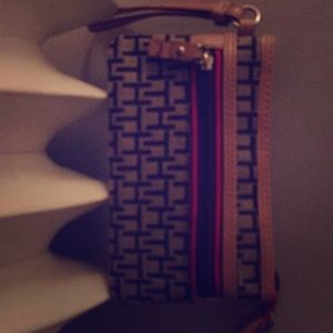Tommy Hilfiger wristlet.