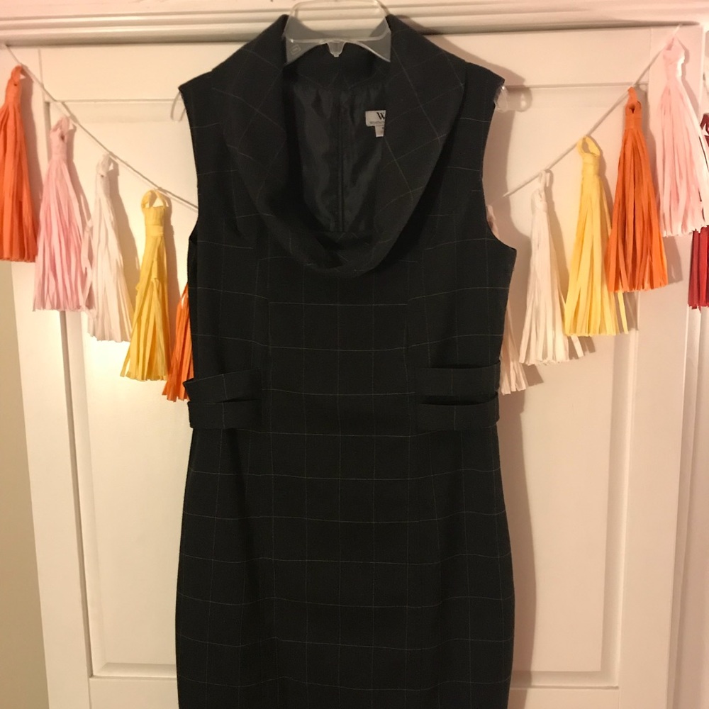 Mad Men looking plaid dress