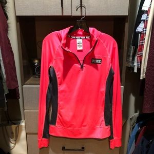 🛑SOLD! VS Pink zip up athletic shirt