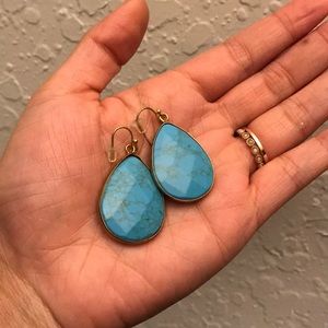 Turquoise Anthropologie Earrings
