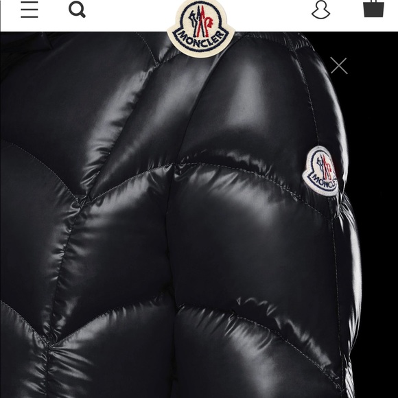 NWT 🎉🎉HP🎉🎉 Moncler quilted patent-shell jacket - Picture 4 of 8