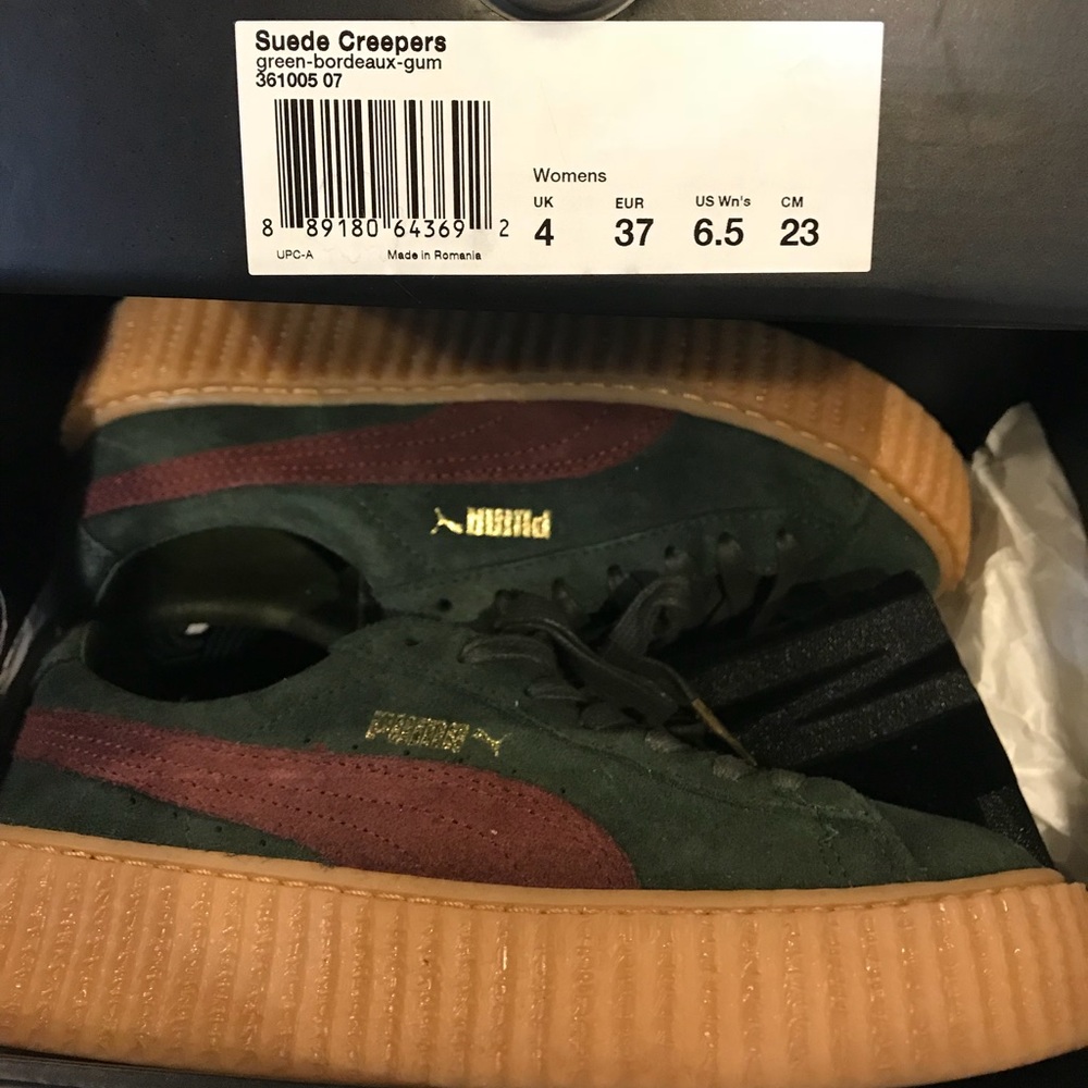 Rihanna Fenty Suede Creepers Size 6.5