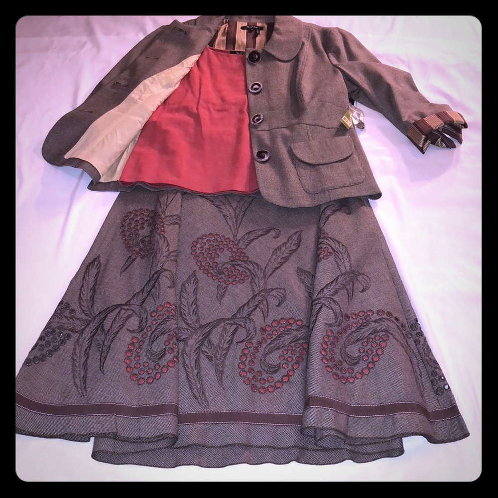 NWT Nic+Zoe Three Piece Skirt Suit