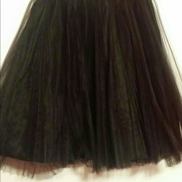 white house black market tulle skirt