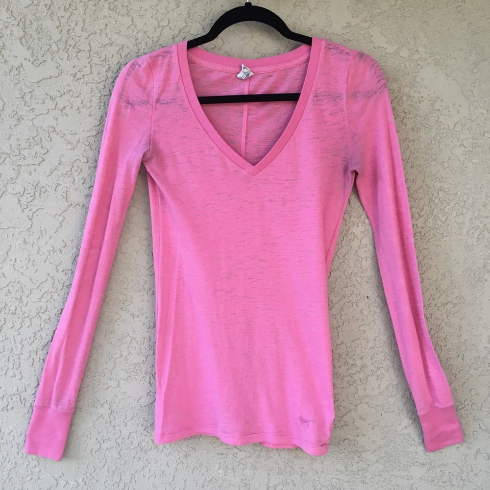 Victoria’s Secret Pink pink long sleeved tee!