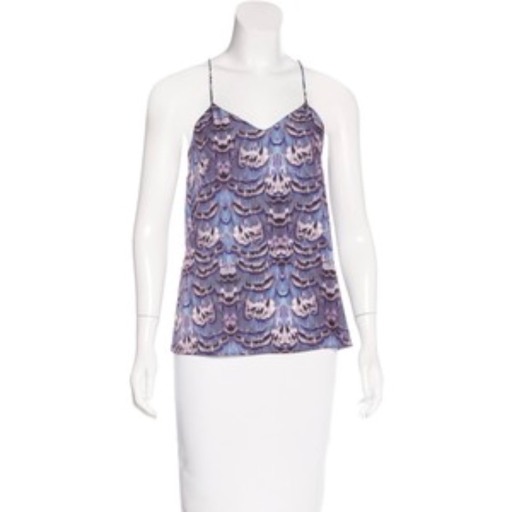 Tibi Classic Silk Razor Back