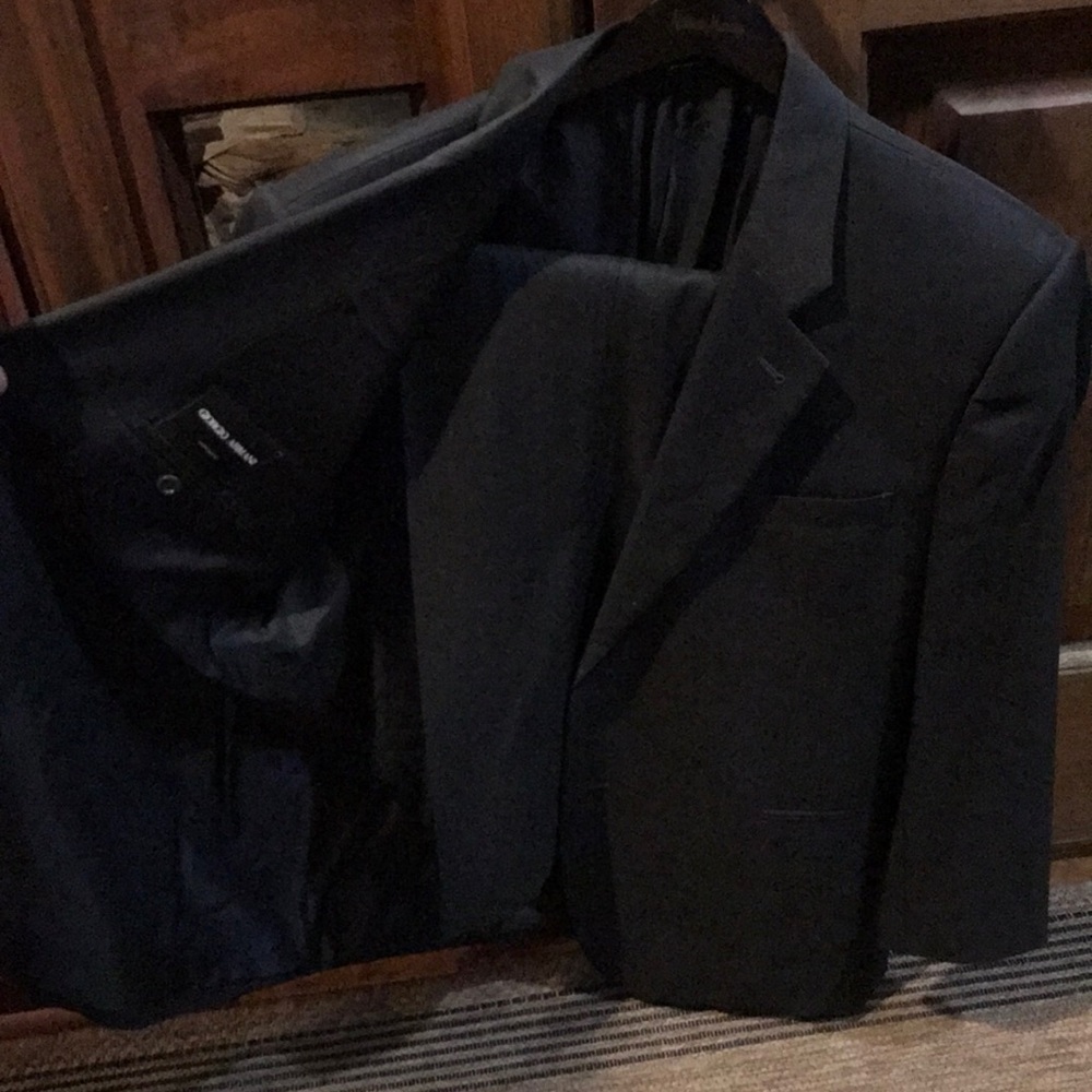 Giorgio Armani black label suit