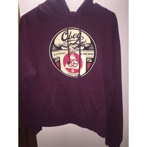 Obey sweatshirt “Dissent Til The End”